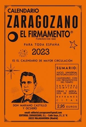 CALENDARIO ZARAGOZANO 2023 (NARANJA) | 9788494641985 | AA.VV | Llibreria La Gralla | Librería online de Granollers