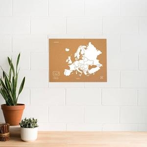 MAPA DE CORCHO L BLANCO - WOODY MAP NATURAL EUROPA | 8436563401473 | MISS WOOD | Llibreria La Gralla | Librería online de Granollers