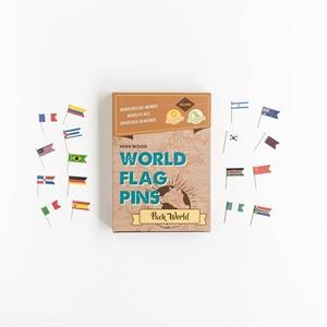 PINES BANDERITAS DEL MUNDO | 8436563402913 | MISS WOOD | Llibreria La Gralla | Librería online de Granollers