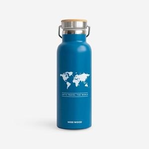 AMPOLLA TERMO MISS WOOD BLAVA | 8436563407574 | MISS WOOD | Llibreria La Gralla | Librería online de Granollers