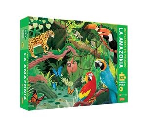 AMAZONAS. 220 PIEZAS. CON PUZZLE. EDIC. ILUSTRADO (ESPAÑOL) | 9788418127496 | V. BONAGURO/E. LORENZI | Llibreria La Gralla | Llibreria online de Granollers
