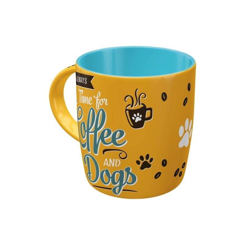 TASSA CERAMICA IT'S ALWAYS TIME FOR COFFEE AND DOGS | 4036113430485 | VV.AA | Llibreria La Gralla | Librería online de Granollers