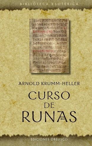 CURSO DE RUNAS | 9788491117698 | KRUMM-HELLER, ARNOLD | Llibreria La Gralla | Llibreria online de Granollers