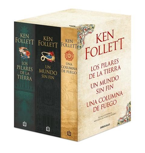 TRILOGÍA LOS PILARES DE LA TIERRA (PACK CON LOS PILARES DE LA TIERRA | UN MUNDO | 9788466353823 | FOLLETT, KEN | Llibreria La Gralla | Librería online de Granollers
