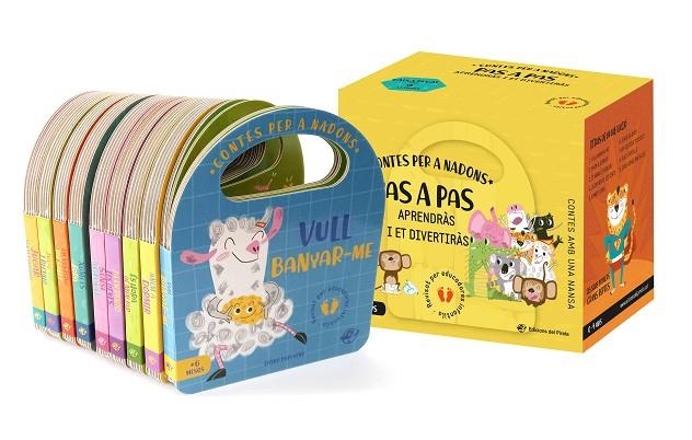 CONTES PER A NADONS - LOT DE CONTES PAS A PAS, APRENDRÀS I ET DIVERTIRÀS | 9788417207588 | BURGUEÑO, ESTHER | Llibreria La Gralla | Librería online de Granollers