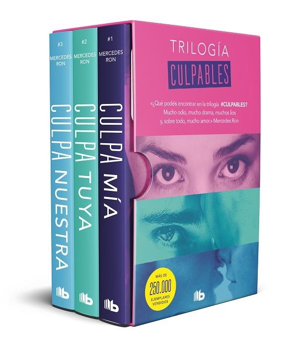 TRILOGÍA CULPABLES (ESTUCHE CON: CULPA MÍA | CULPA TUYA | CULPA NUESTRA) | 9788413144375 | RON, MERCEDES | Llibreria La Gralla | Librería online de Granollers