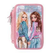 PLUMIER TRIPLE TOP MODEL SWEET ANGEL VELLUT ROSA | 4010070561079 | TOP11204 | Llibreria La Gralla | Llibreria online de Granollers