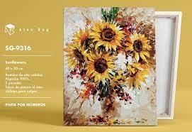 SET PINTAR PER NUMEROS 40X50 FLORERO | 843123418024 | 387339 | Llibreria La Gralla | Librería online de Granollers