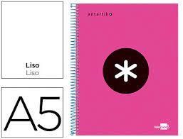 LLIBRETA ANTARTIK ESPIRAL A5 LLIS MICROPERFORAT CARTRO ROSA | 8423473746367 | 74636 | Llibreria La Gralla | Librería online de Granollers