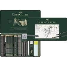 CAIXA LLAPIS FABER CASTELL PITT GRAFIT 26 PECES | 4005401129745 | 112974 | Llibreria La Gralla | Llibreria online de Granollers