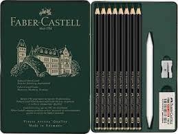 CAIXA LLAPIS FABER CASTELL PITT GRAFIT 11 PECES | 4005401152200 | 115220 | Llibreria La Gralla | Llibreria online de Granollers
