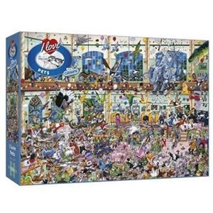 PUZZLE GIBSONS 1000 PIEZAS I LOVE PETS | 5012269005141 | JUPP, MIKE | Llibreria La Gralla | Librería online de Granollers