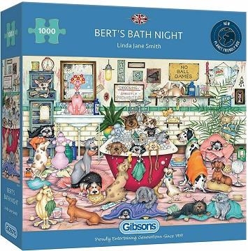 PUZZLE GIBSONS 1000 BERT'S BATH NIGHT | 5012269063165 | SMITH, LINDA JANE | Llibreria La Gralla | Librería online de Granollers