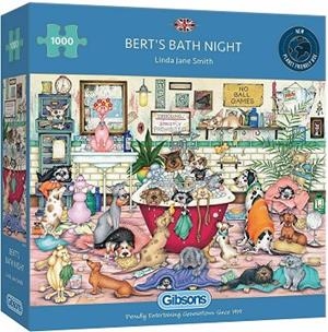 PUZZLE GIBSONS 1000 BERT'S BATH NIGHT | 5012269063165 | SMITH, LINDA JANE | Llibreria La Gralla | Librería online de Granollers