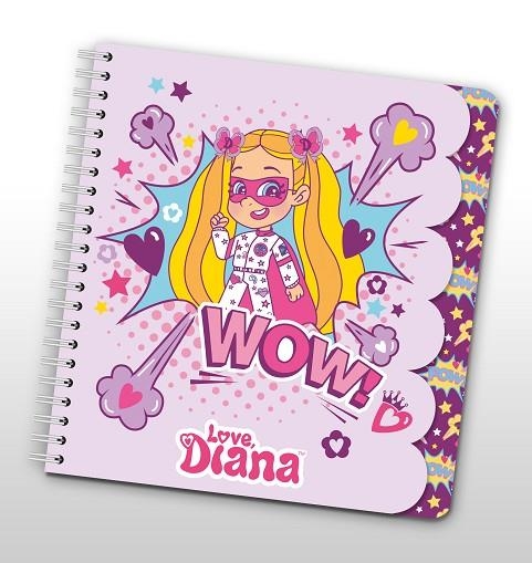 LLIBRETA WOW! LOVE DIANA | 9788411011990 | PANINI ESPAÑA S.A. | Llibreria La Gralla | Librería online de Granollers