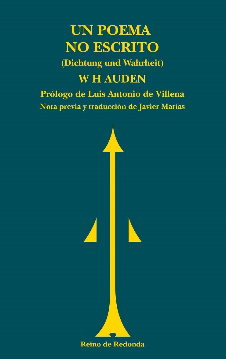 UN POEMA NO ESCRITO | 9788494725685 | AUDEN, W.H. | Llibreria La Gralla | Librería online de Granollers