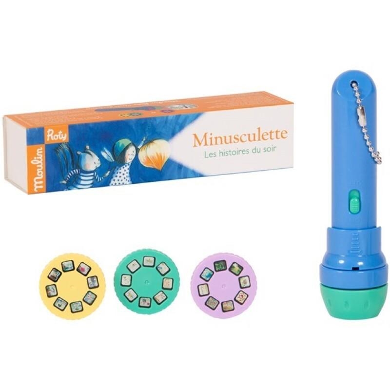 LLANTERNA PROJECTOR LES HISTOIRES DU SOIR. MINUSCULETTE | 3575678943685 | MOULIN ROTY | Llibreria La Gralla | Llibreria online de Granollers