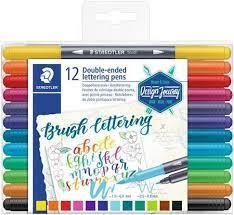 RETOLADOR STAEDLER WATERCOLOLOUR BRUSH PENS 12 UN | 4007817042854 | 3004TB12 02 | Llibreria La Gralla | Llibreria online de Granollers