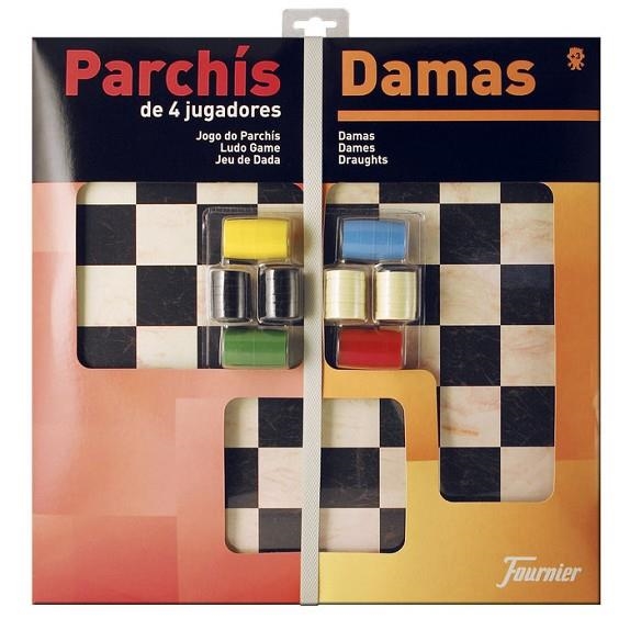 TABLERO GRANDE PARCHIS Y DAMAS FOURNIER CON ACCESORIOS | 8420707289812 | FOURNIER | Llibreria La Gralla | Librería online de Granollers