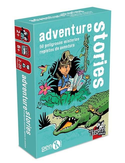 ADVENTURE STORIES. BLACK STORIES JUNIOR | 8436564811783 | GEN X GAMES | Llibreria La Gralla | Llibreria online de Granollers