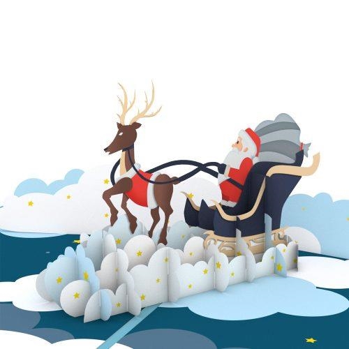 POSTAL NADAL XIUXIU PARE NOEL VOLANT | 8436561581214 | NDL040 | Llibreria La Gralla | Llibreria online de Granollers