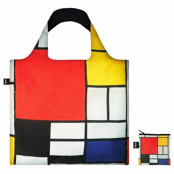 BOSSA TELA LOQI PIET MONDRIAN RECICLABLE | 4260715130607 | LOQI | Llibreria La Gralla | Llibreria online de Granollers