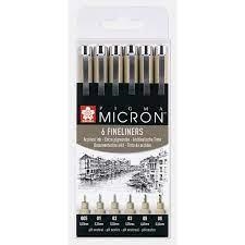 RETOLADORS CALIBRATS PIGMA MICRON PACK 0.05-0.1- 0.2- 0.3-0.5-0.8 | 8710141049449 | PO XSDK6 | Llibreria La Gralla | Librería online de Granollers