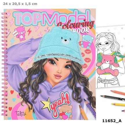 LLIBRETA TOP MODEL PER ACOLORIR TEDDY COOL | 4010070594893 | TOP0011652 | Llibreria La Gralla | Llibreria online de Granollers