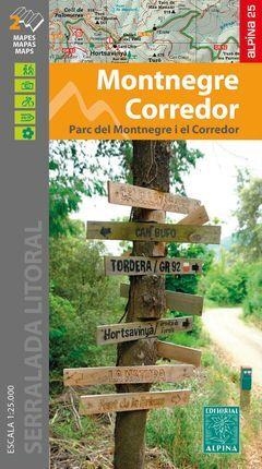 MONTNEGRE CORREDOR 1:25.000 -ALPINA | 9788480909037 | VV.AA. | Llibreria La Gralla | Librería online de Granollers