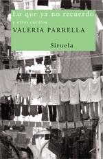 LO QUE YA NO RECUERDO Y OTROS CUENTOS (NUEVOS TIEMPOS, 102) | 9788498410501 | PARRELLA, VALERIA | Llibreria La Gralla | Librería online de Granollers