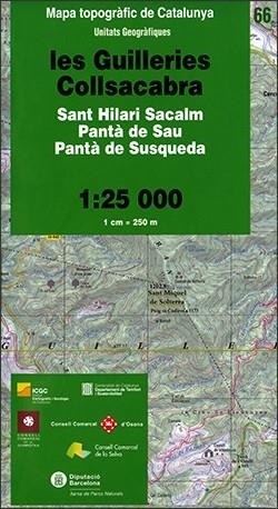 MAPA TOPOGRÀFIC DE CATALUNYA 1:25 000 GUILLERIES-COLLSACABRA | 9788439393931 | ICGC - INSTITUT CARTOGRÀFIC I GEOLÒGIC DE CATALUNYA | Llibreria La Gralla | Librería online de Granollers