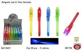 BOLIGRAF ANFISA LED TINTA INVISIBLE | 8435353246225 | ANF354592 | Llibreria La Gralla | Librería online de Granollers
