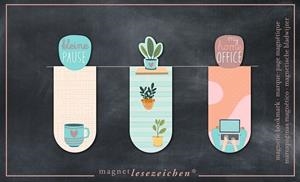 SET DE PUNTS DE LLIBRE MAGNÈTICS MY HOME OFFICE | 4033477311641 | LIBRI_X | Llibreria La Gralla | Llibreria online de Granollers