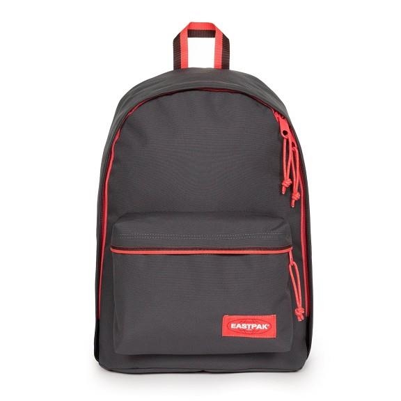 MOTXILLA EASTPAK KONTRAST GRIS FOSC ROSA FLUO | 196010254653 | EASEK000767O031 | Llibreria La Gralla | Llibreria online de Granollers