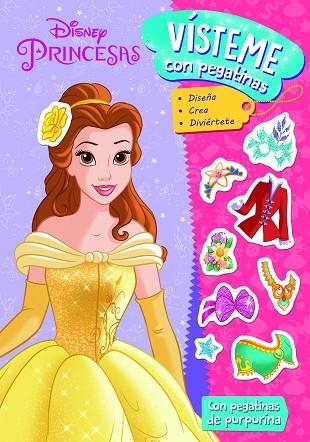 PRINCESAS. VÍSTEME CON PEGATINAS | 9788418335884 | DISNEY | Llibreria La Gralla | Llibreria online de Granollers