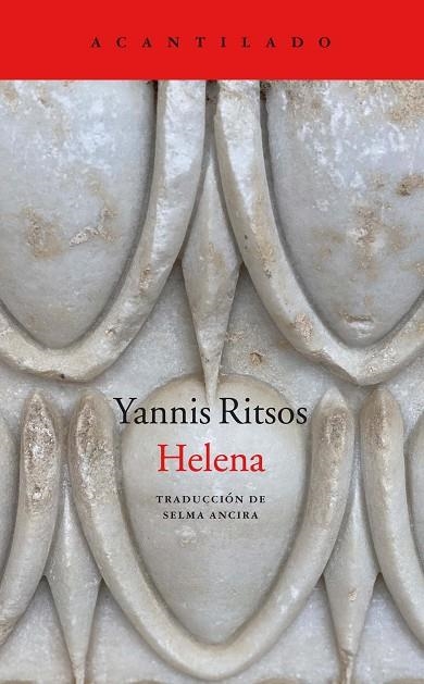 HELENA | 9788418370762 | RITSOS, YANNIS | Llibreria La Gralla | Llibreria online de Granollers