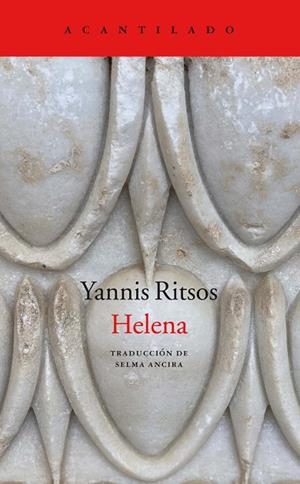 HELENA | 9788418370762 | RITSOS, YANNIS | Llibreria La Gralla | Librería online de Granollers