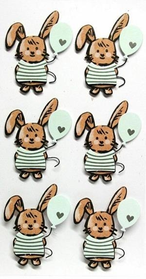 STICKER ARTOZ LLEBRES AMB GLOBUS | 7612450169843 | ART185580-107 | Llibreria La Gralla | Librería online de Granollers