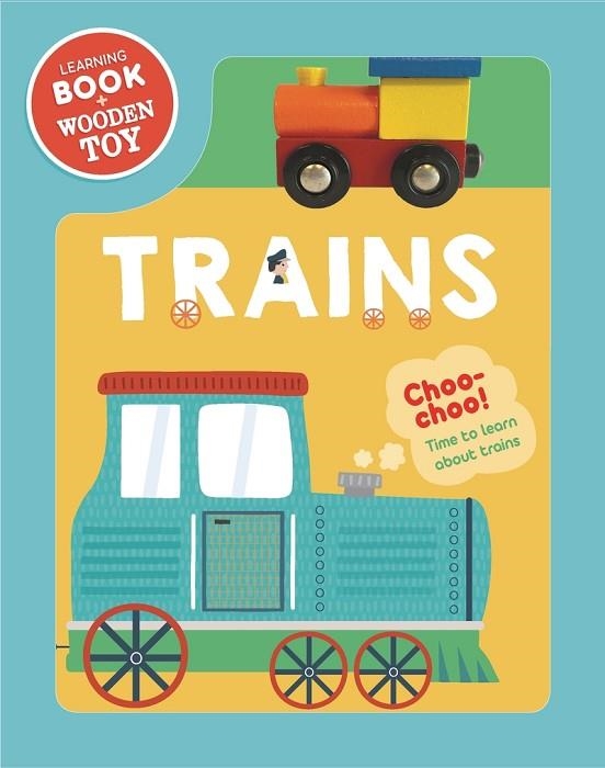 TRAINS. BOOK & WOODEN VEHICLE | 9781800222694 | VV. AA. | Llibreria La Gralla | Librería online de Granollers