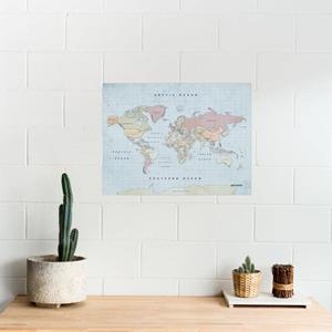 MAPAMUNDI CORCHO - WOODY MAP WATERCOLOR NEW CLASSIC | 8436563407925 | MISS WOOD | Llibreria La Gralla | Librería online de Granollers