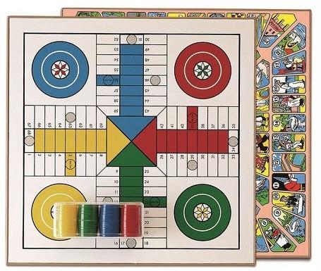 TABLERO PARCHÍS / OCA DE MADERA CON ACCESORIOS | 8422878101382 | CAYRO THE GAMES | Llibreria La Gralla | Librería online de Granollers