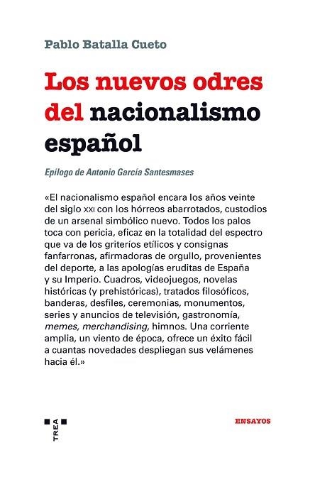 NUEVOS ODRES DEL NACIONALISMO ESPAÑOL, LOS | 9788418932106 | BATALLA CUETO, PABLO | Llibreria La Gralla | Llibreria online de Granollers