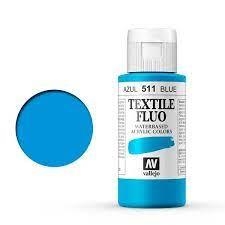 PINTURA TEXTILE VALLEJO 60ML BLAU FLUORESCENT | 8429551405119 | 40511 | Llibreria La Gralla | Librería online de Granollers
