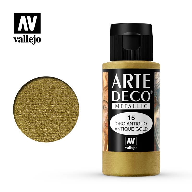 ART DECO VALLEJO 60ML 015 OR VELL | 8429551810159 | 85015 | Llibreria La Gralla | Llibreria online de Granollers