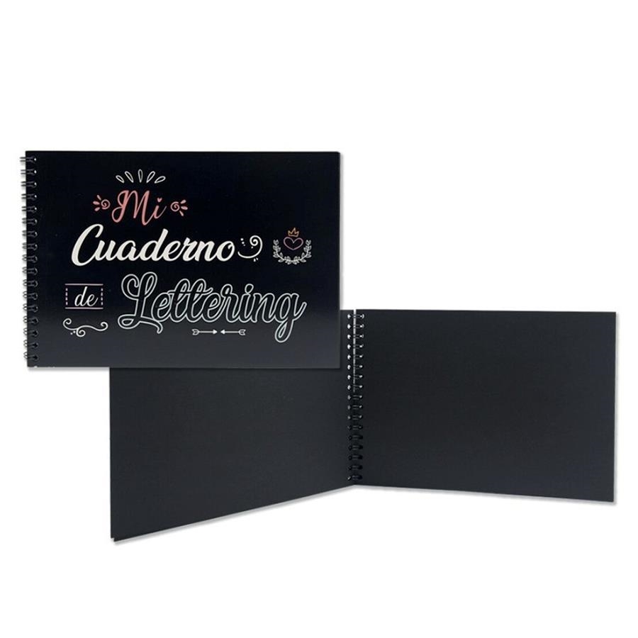 LLIBRETA ESPIRAL A5 32F NEGRES LETTERING | 8430173286284 | WAKCU328628 | Llibreria La Gralla | Llibreria online de Granollers