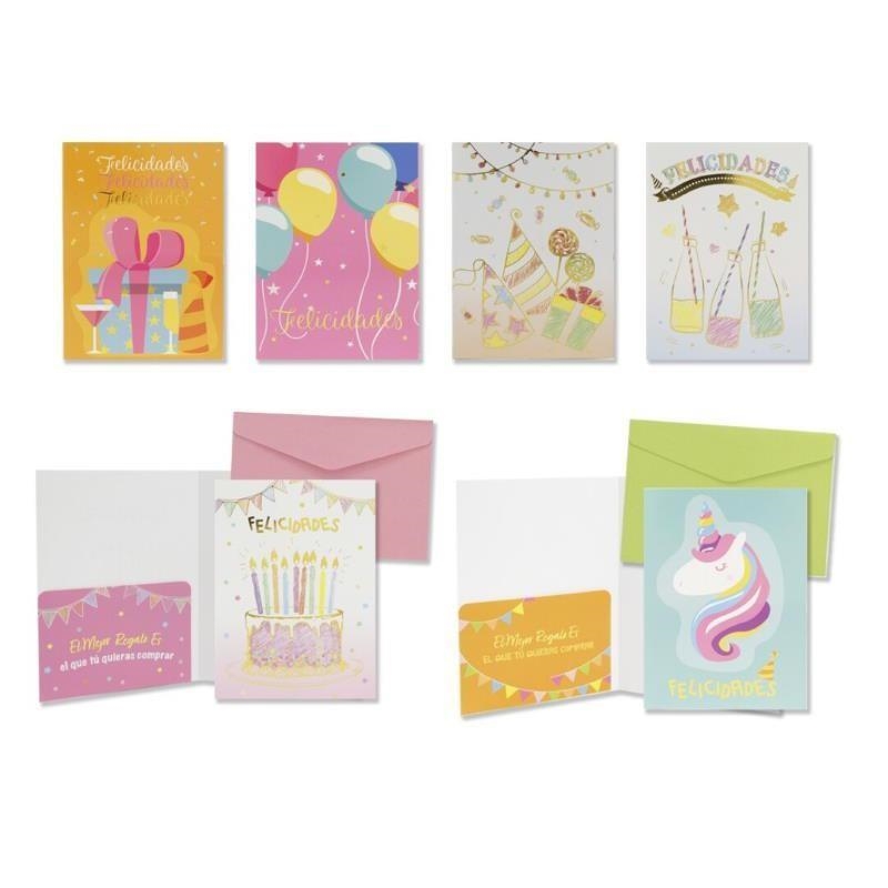 POSTAL PETITA BITLLETER WAKALA DIFERENTS MOTIUS | 8430173288769 | WAKBI328876 | Llibreria La Gralla | Librería online de Granollers