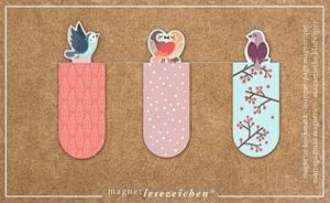 SET DE PUNTS DE LLIBRE MAGNÈTICS OCELLS | 4033477311566 | MOSES | Llibreria La Gralla | Llibreria online de Granollers