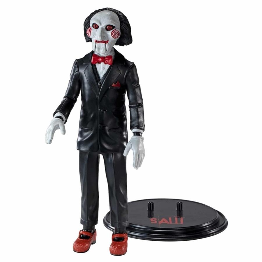 BILLY PUPPET FIGURA FLEXIBLE 18 CM SAW HORROR BENDYFIG | 0849421008192 | NOBLE COLLECTION | Llibreria La Gralla | Librería online de Granollers