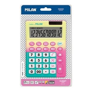 CALCULADORA MILAN 12 DIGITS SUNSET ROSA | 8411574093664 | MIL151812SNPBL | Llibreria La Gralla | Librería online de Granollers