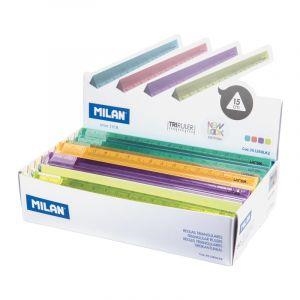 REGLA 15 CM MILAN PLASTIC COLORS | 8411574093015 | 351260LK2 | Llibreria La Gralla | Librería online de Granollers